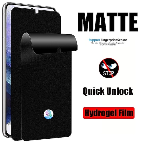 

Matte Anti Spy Hydrogel Film For Samsung S21 S20 S22 note 20 Ultra Note10 9 S10 plus S20 Fe S9 s8 plus privacy screen protector