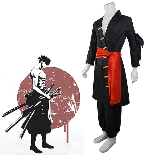 Acquista One Piece Roronoa Zoro Anime giapponesi Costumi Cosplay