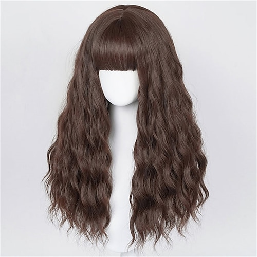 

magie réveillé hermione granger brun foncé cosplay perruque cheveux synthétiques résistant à la chaleur accessoires de fête de carnaval
