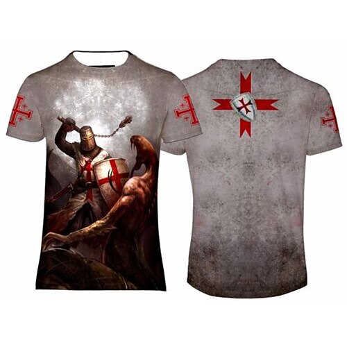 

Men's Unisex T shirt Tee Graphic Prints Human Crew Neck Wine Short Sleeve 3D Print Outdoor Street Print Tops Vintage Sports Designer Casual / Summer / Summer