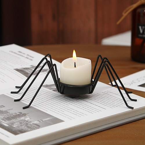

Spider Candlestick European Style Iron Candle 1PC Candle Holders