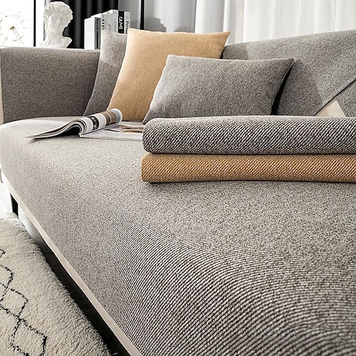 

Sofa Cover Couch Slipcover Sectional Couch Covers Anti-Slip Sofa Cushion Mat for Dogs Cats Pet Love Seat 3 Cushion Couch Cover (Only 1 Piece/Not All Set)