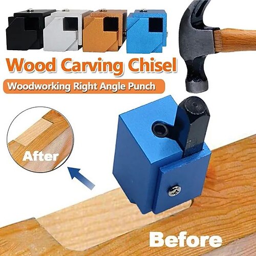 

Diy Woodworking Tool Angle Chisel Square Chisel Chisel Embedded Hinge Groove Opening Woodworking Right Angle Punching Chisel