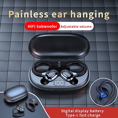 

TWS-F8 True Wireless Headphones TWS Earbuds Ear Hook Bluetooth 5.2 Stereo with Charging Box IPX5 for Apple Samsung Huawei Xiaomi MI Yoga Camping / Hiking Everyday Use Mobile Phone