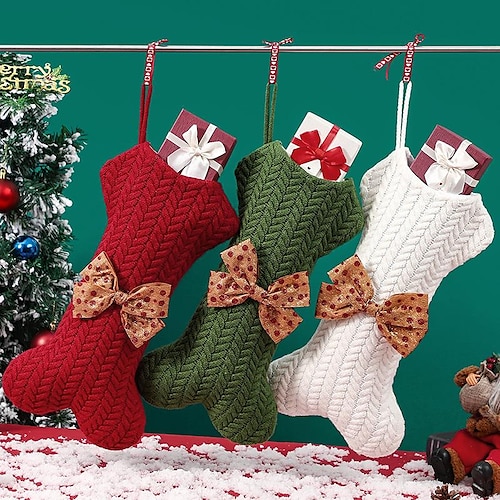 

amazon christmas ornaments knitting wool ornament gift bag christmas socks christmas pendant large gift bag
