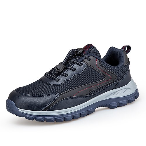 

Homme Basket Look Sportif Chaussures de confort Sportif Extérieur du quotidien Marche Maille Polyuréthane Bottine / Demi Botte Noir Bleu Printemps Eté