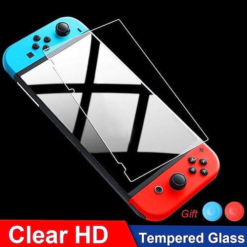 

Screen Protector Film for Nintend Switch Compatible Premium Tempered Glass Oled Anti-Scratch Guards 9H Protective Film