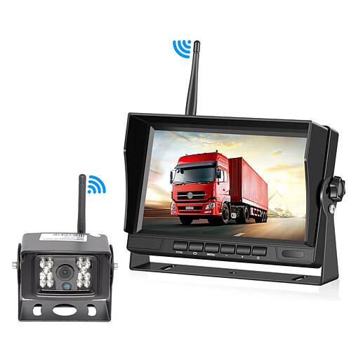 

ksj-800H 8 inch LCD Digital Screen Wireless 120 Degree 8 inch Car Rear View Kit Night Vision / LCD Screen / Brightness adjustment for Car / Bus / Truck Reversing camera