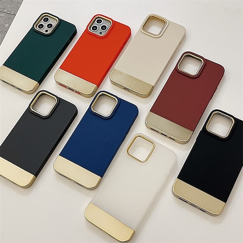 

Phone Case For Apple Back Cover iPhone 13 Pro Max 12 11 X XR XS Max Bumper Frame Detachable Full Body Protective Solid Colored TPU