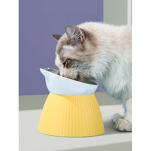 

Dog Cat Feeding Bowl PP YARN Washable Splittable Solid Colored Random Color Bowls & Feeding Daily