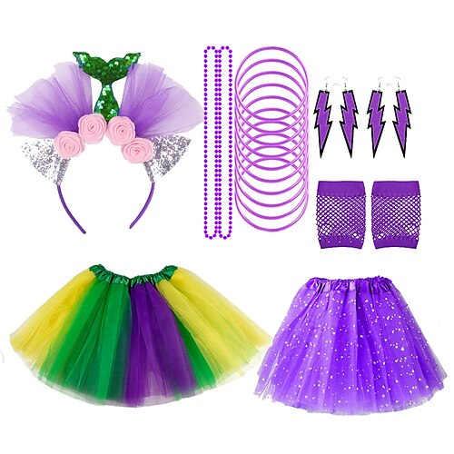 

Retro Vintage 1980s Masquerade Women's Costume Vintage Cosplay Party / Evening Skirts Halloween / 1 Bracelet / Gloves / Socks / Headwear / Necklace