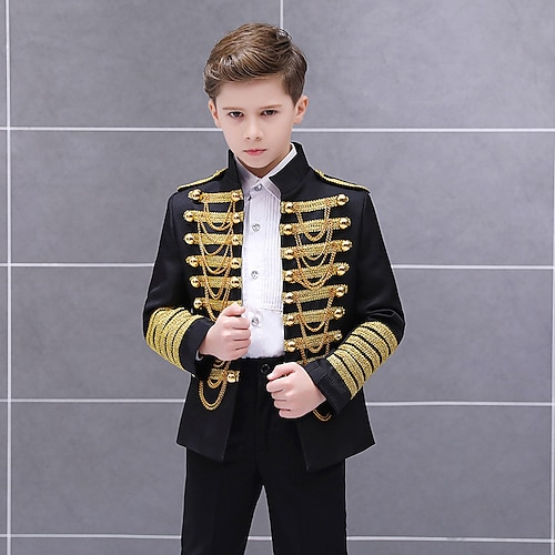 

Wedding One-piece Suit (Coat) Kids Boys Ring Bearer Suits Cotton Blend 3-17 Years