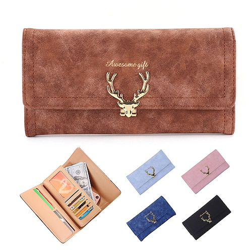 

Credit Card Holder Wallet PU Leather Name Card Holder Luxury Professional Single Compartment for Women