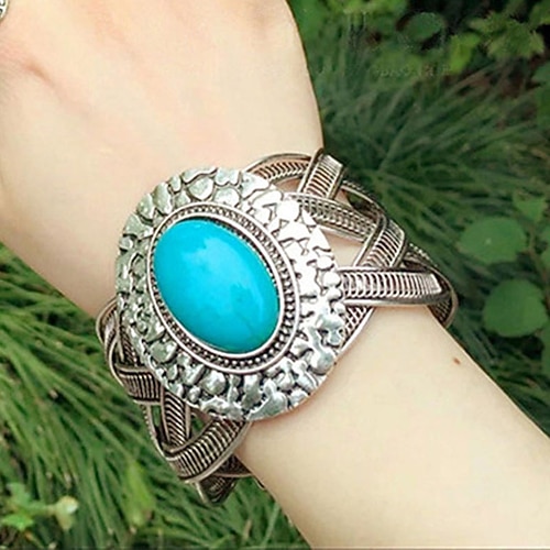 

Women's Bangle Casual Street Geometry Bracelets Bangles