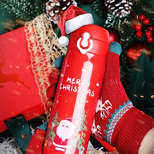 

316 Stainless Steel Couple Student Portable Tea Cup Winter New Christmas Gift Christmas Insulation Cup