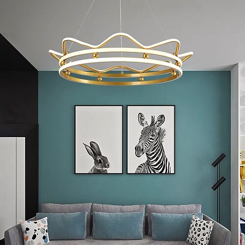 

54 cm Pendant Lantern Design Pendant Light Metal Painted Finishes Modern 220-240V