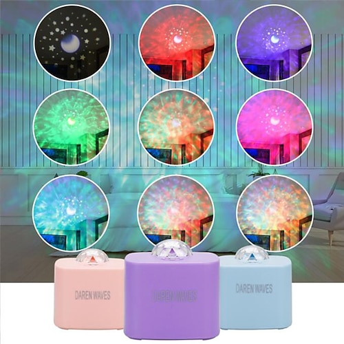 

star galaxy projektor lampe lys modus bytte barnedag jul usb 1 stk