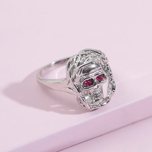 

1PC Ring For Women's Halloween Party Evening Festival Alloy Geometrical Skull