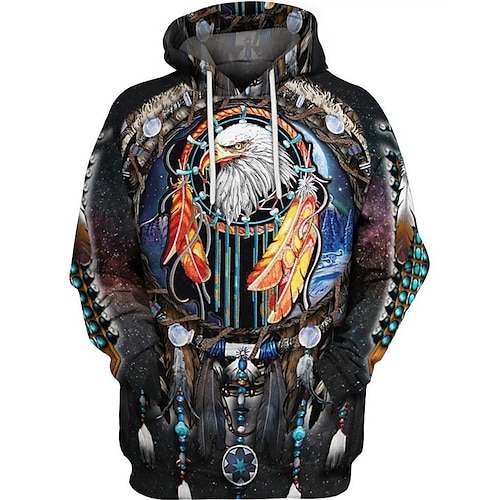 

Men's Unisex Pullover Hoodie Sweatshirt Coffee Hooded Animal Patterned Graphic Prints Print Daily Sports 3D Print Streetwear Designer Casual Spring & Fall Clothing Apparel Hoodies Sweatshirts Long