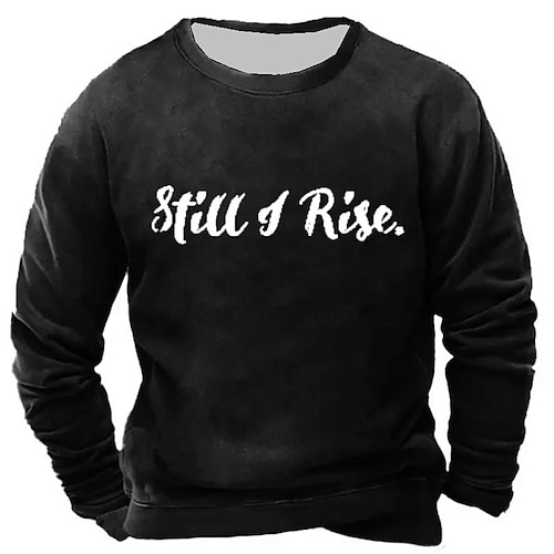 

Men's Unisex Sweatshirt Pullover Crew Neck Letter Graphic Prints Print Daily Sports Holiday 3D Print Streetwear Designer Casual Clothing Apparel Hoodies Sweatshirts Long Sleeve Navy Blue Black