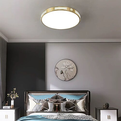 

40cm Island Design Ceiling Lights Copper Brass Modern 220-240V