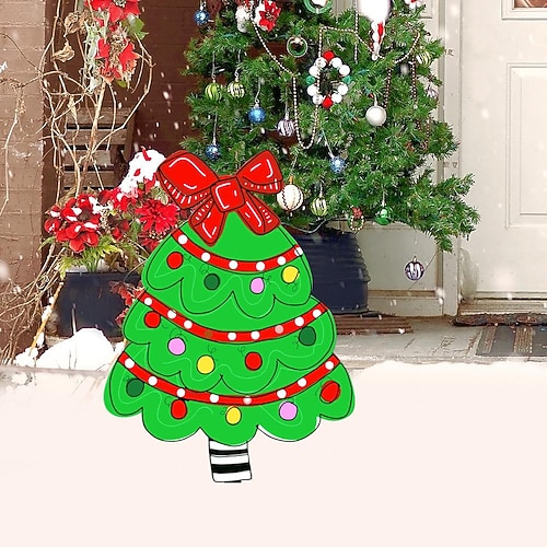 

Christmas Acrylic Christmas Tree Outdoor Courtyard Garden Yard Art Decoration