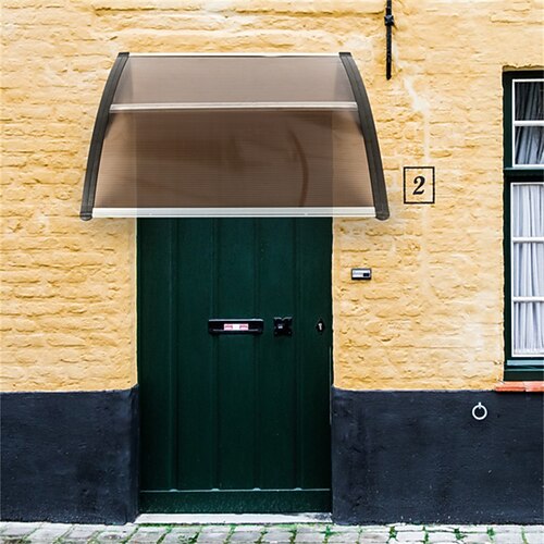 

100 x 96 Household Application Door & Window Awnings Brown Board & Black Holder