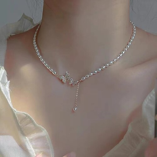 

1PC Necklace For Women's Wedding Sport Gift Alloy Classic Butterfly