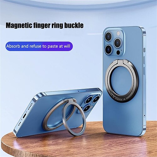 

Magnetic Cell Phone Grip and Removable Stand Base for Magsafe Ring Holder Only for Iphone 13 12 Pro/pro Max/Mini Kickstand