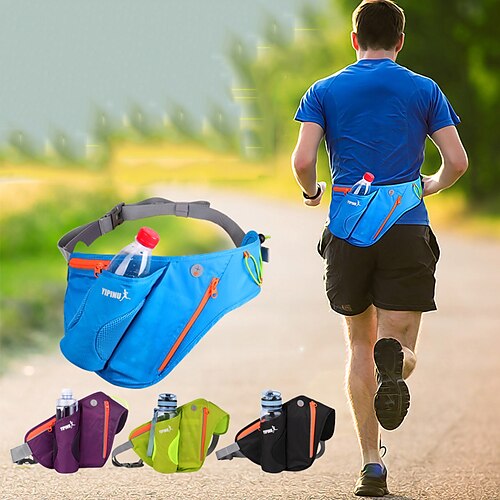 

Waist Bag / Pack Running Pack for Running Jogging Bike / Cycling Recreational Cycling Sports Bag Reflective Adjustable Waterproof with Water Bottle Holder Nylon Lycra Spandex Men's Women's Running Bag