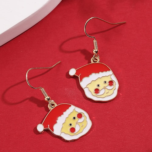 

1 Pair Drop Earrings Earrings For Women's Christmas Gift Festival Alloy Geometrical Holiday Fashion Birthday