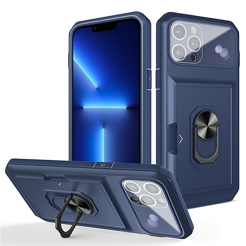 

Phone Case For Apple Full Body Case iPhone 14 Pro Max iPhone 14 Pro iPhone 14 Plus iPhone 14 iPhone 13 Pro Max 12 11 SE 2022 X XR XS Max 8 7 Ring Holder Full Body Protective Four Corners Drop