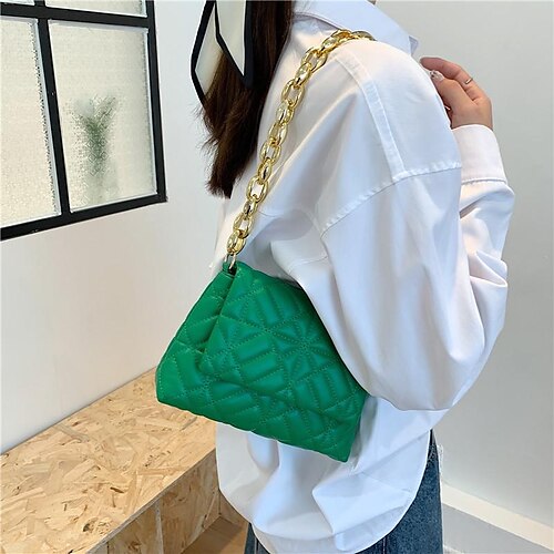 

Women's Handbag Solid Color Daily Date Green White Black Yellow