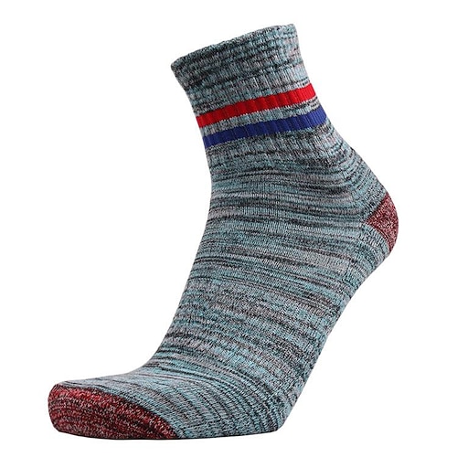 

Men's Women's Hiking Socks Ski Socks Sports Socks Outdoor Windproof Warm Breathable Quick Dry Socks Cotton Polyester Sapphire Grass Green Sky Blue for