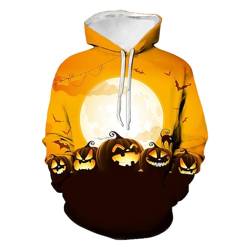 

Inspired by Halloween Skeleton / Skull Ghost Pumpkin Hoodie Cartoon Manga Anime Front Pocket Graphic Hoodie For Men's Women's Unisex Adults' 3D Print 100% Polyester