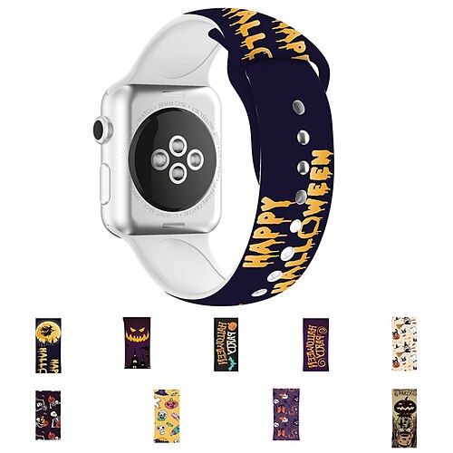 

1PC Smart Watch Band Compatible with Apple iWatch Series 8 7 6 5 4 3 2 1 SE SmartWatch Band with Case for iWatch Smartwatch Strap Wristband Silicone Adjustable Elastic Rugged