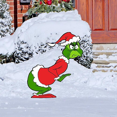 

Christmas Acrylic Granny Outdoor Garden Garden Yard Art Decoration Card