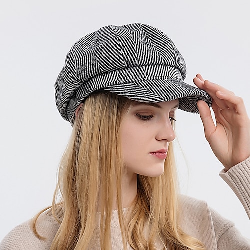 

Women's Baseball Hat Newsboy Hat Cabbie Cap Outdoor Daily Holiday Polyester Casual Casual / Daily 1 pcs