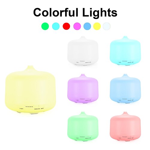 

Factory Direct Supply Aromatherapy Essential Oil Diffuser With 7 Led Lights Air Humidifier