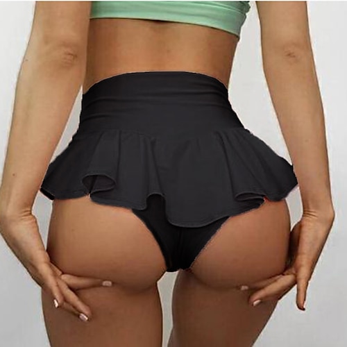 Women's Yoga Shorts Gym Shorts Short Leggings 2 in 1 Tummy Control Butt  Lift High Waist Yoga Fitness Gym Workout Bottoms Black Pink Red Sports  Activewear High Elasticity Skinny 2024 - $7.49