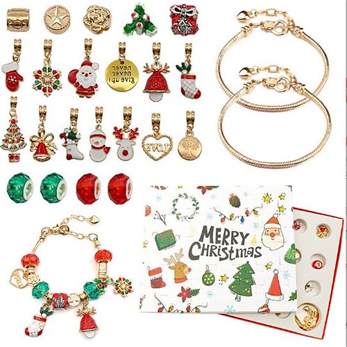 

Christmas Countdown 24 Calendar Advent Surprise Blind Box Set DIY Creative Combination Christmas Gifts 24PCS