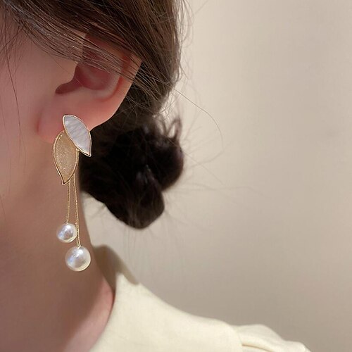 

1 Pair Hoop Earrings For Women's Gift Formal Date Alloy Drop Fashion