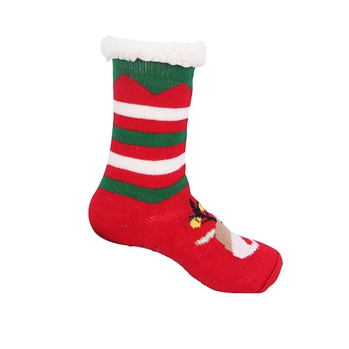

Christmas Fuzzy Slipper Socks for Men and Women,Thick Warm Fleece Christmas Slipper Socks Xmas Slipper Socks for Christmas Presents, Winter Party