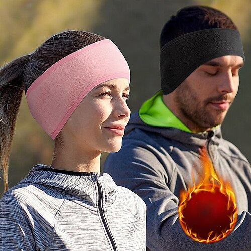 

Ear Warmer Men's Women's Solid Colored Thermal Warm Windproof Breathable for Fitness Running Jogging Winter Autumn / Fall Black Purple Rosy Pink