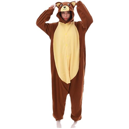 

Adults' Kigurumi Pajamas Nightwear Cartoon Ririchiyo Shirakiin Cartoon Onesie Pajamas Flannel Cosplay For Men and Women Carnival Animal Sleepwear Cartoon Festival / Holiday Costumes