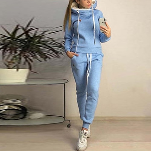 

Women's Hoodie Bolero Top Dark Grey Blue Casual Daily Plain Hooded S M L XL XXL