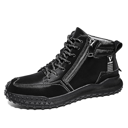 

Hombre Botas Casual Clásico Diario Oficina y carrera PU Botines / Hasta el Tobillo Negro Caqui Gris Invierno Otoño
