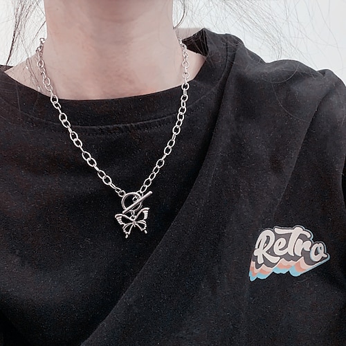 

1PC Necklace For Women's Halloween Sport Gift Alloy Classic Butterfly