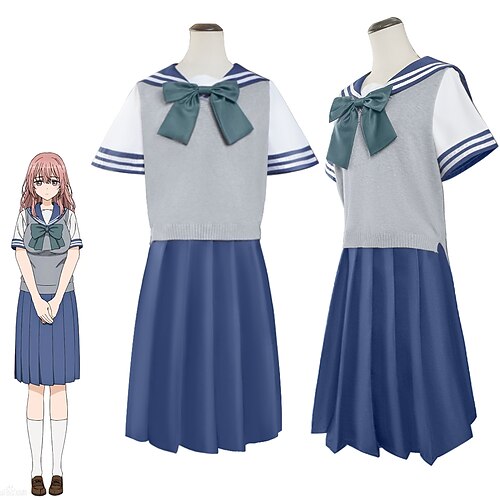

Inspired by My Dress-up Darling Sajuna Inui Anime Cosplay Costumes Japanese Halloween Cosplay Suits Short Sleeve Vest Top Skirt For Women's / Bow Tie / Bow Tie