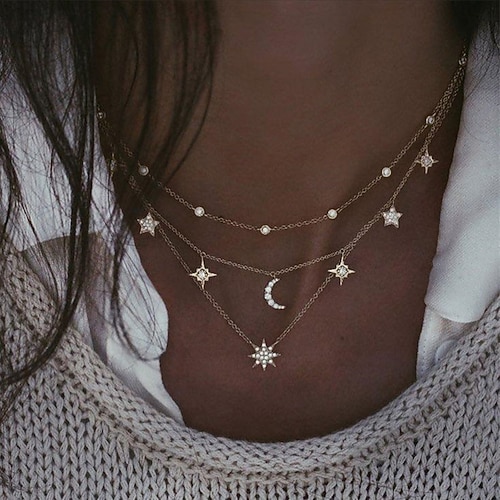 

Women's necklace Fashion Outdoor Star Necklaces